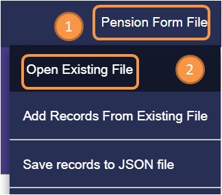 open existing file